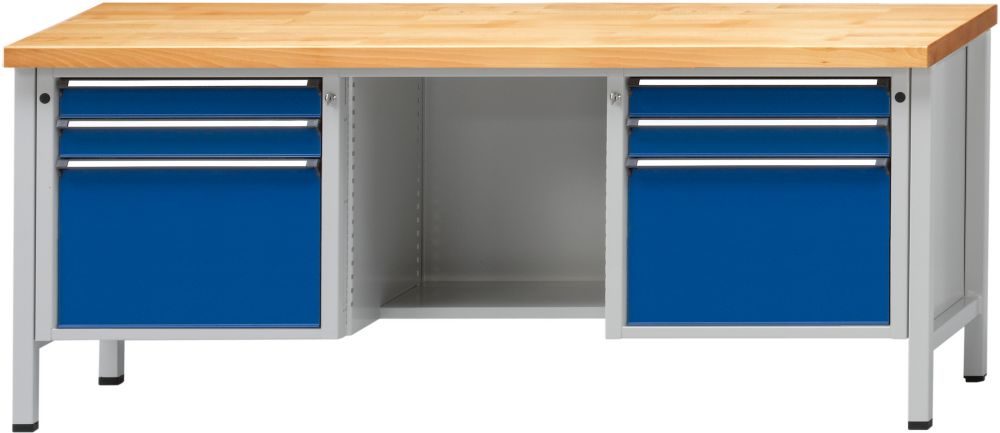 Produktbild Anke Kasten Werkbank 2000 454 V 40 mm 840 mm 7035/5010 bild 1