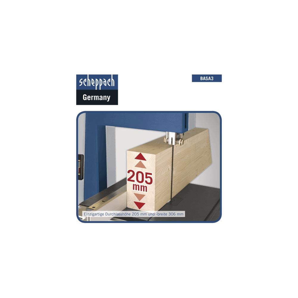 Produktbild SCHEPPACH Bandsäge BASA3 400V 50Hz 700W bild 22