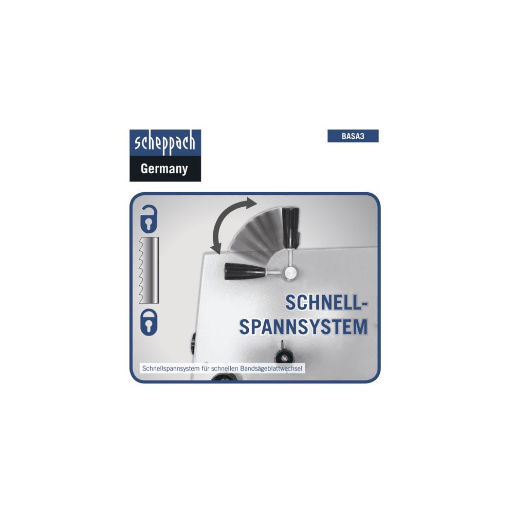 Produktbild SCHEPPACH Bandsäge BASA3 400V 50Hz 700W bild 23