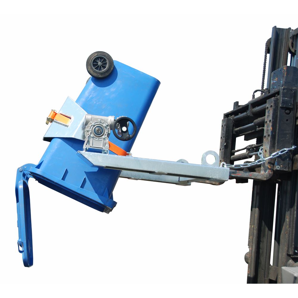 Produktbild Bauer Fasskippe FLEX-HK Kippvorgang mit Handkurbel Tragkraft 300kg verzinkt