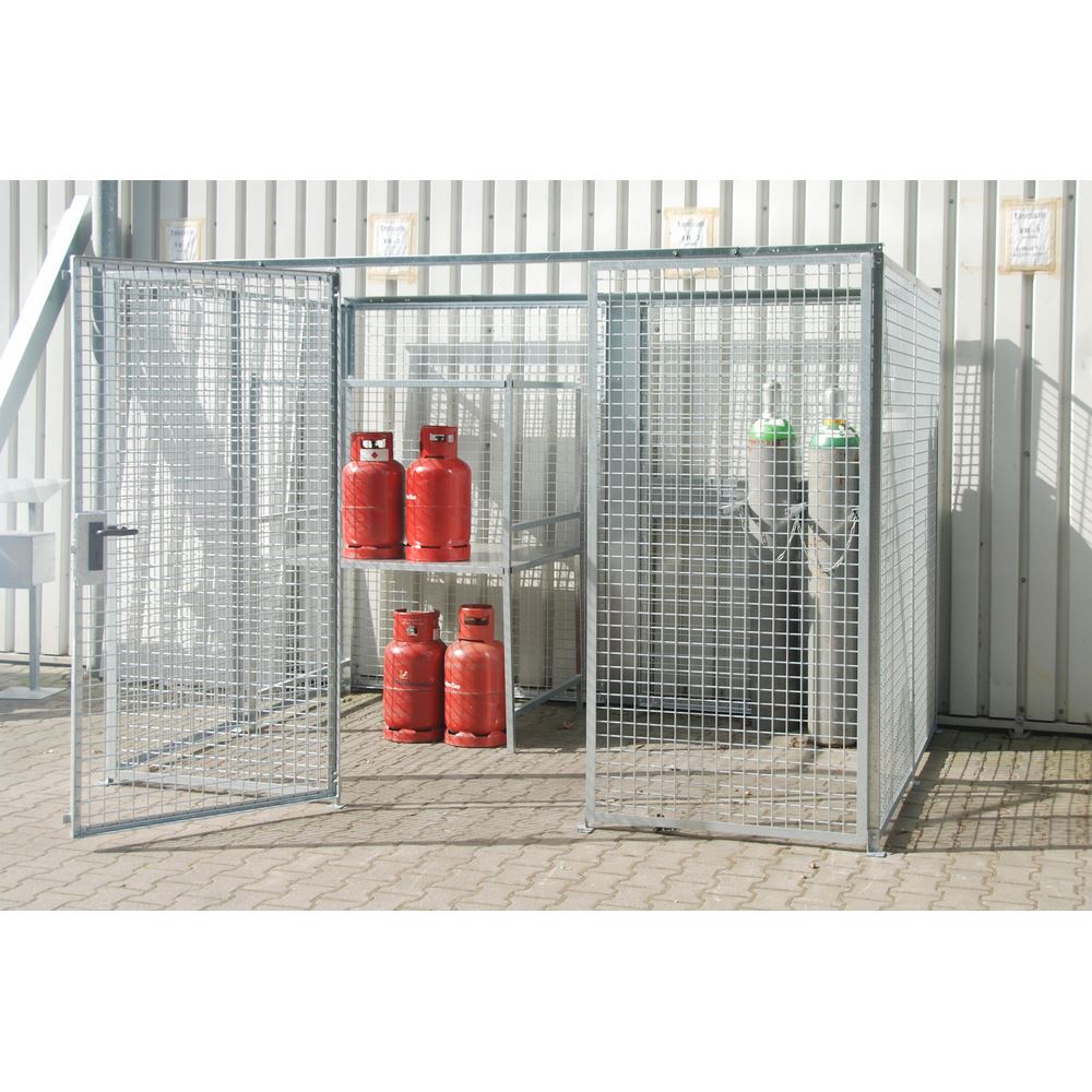 Produktbild Bauer Gasflaschen Container GFC-M5 ohne Dach für max. 104 Gasflaschen Ø220mm
