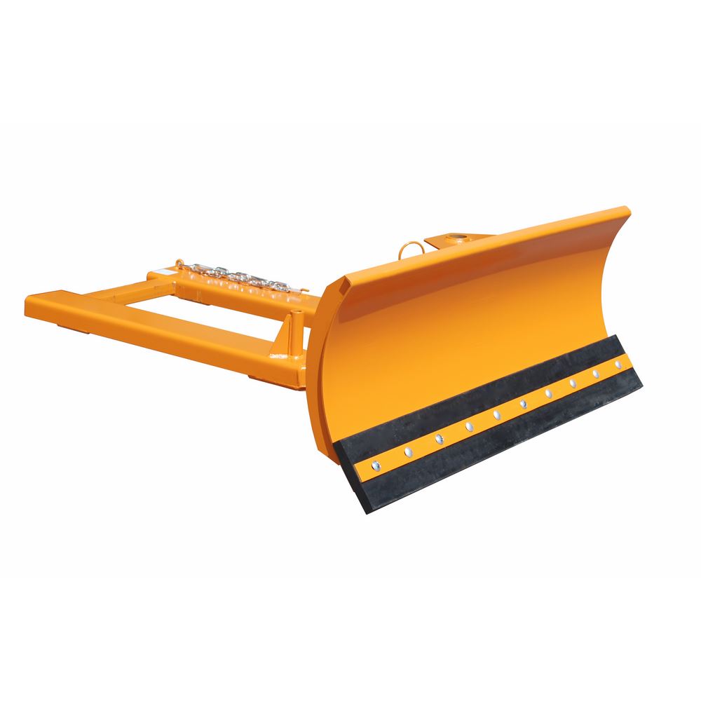 Produktbild Bauer Schneeschieber SCH-G 150 mit Gummischürfleiste verstellbar Schildbreite 1500mm orange