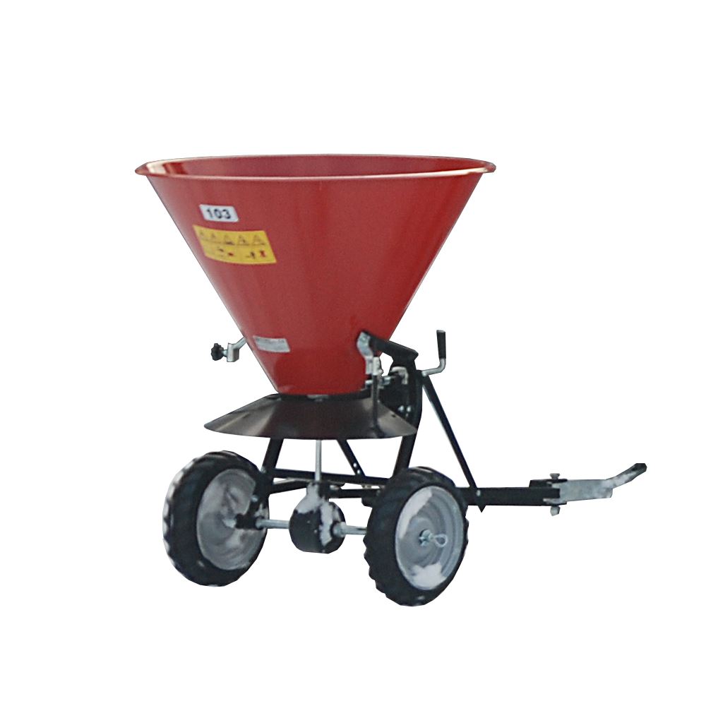 Produktbild Bauer Streuwagen STW 100 für Sand und Salz 105l max. Streubreite 6m rot RAL3000