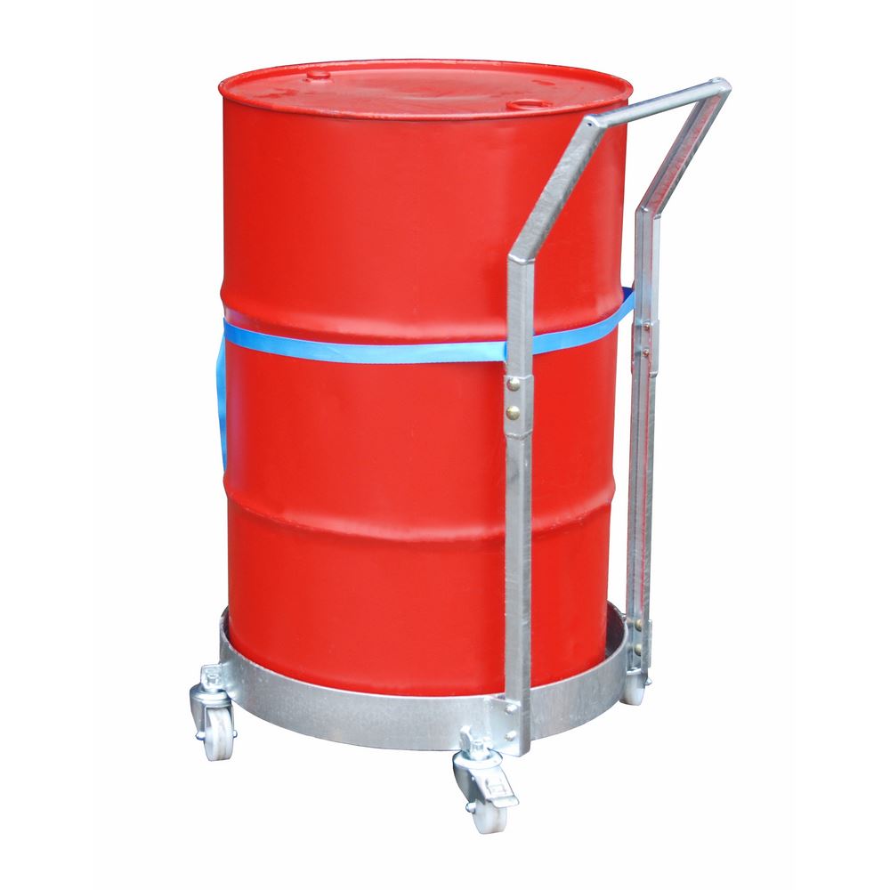 Produktbild Bauer Fass Rollwagen FRW-III für Transport von Fässern bis Ø600 mm Tragkraft 300kg verzinkt