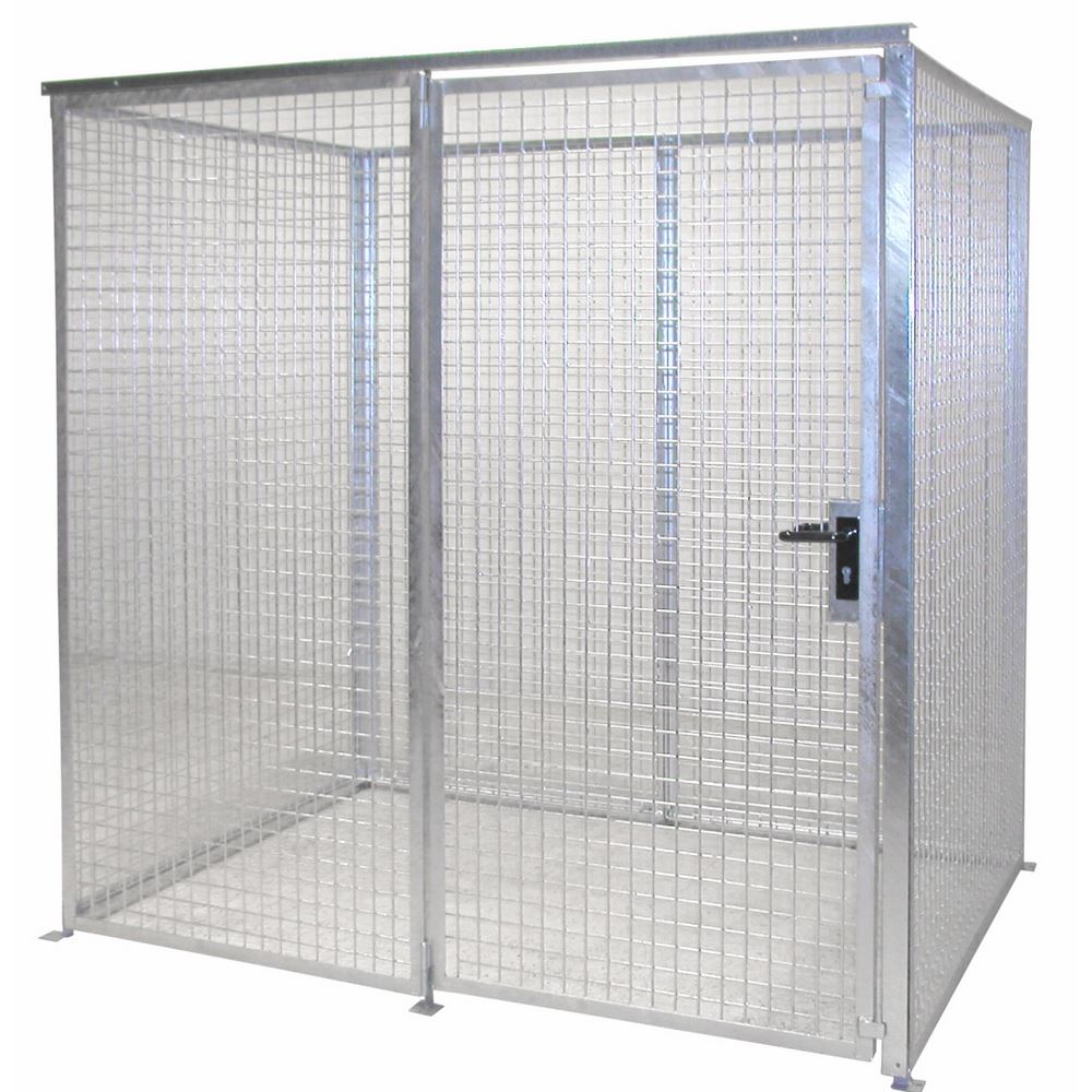 Produktbild Bauer Gasflaschen Container GFC-M2 ohne Dach für max. 48 Gasflaschen Ø220 mm