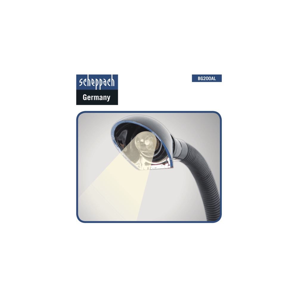 Produktbild SCHEPPACH Doppelschleifer BG200AL 230V 50Hz 550W bild 3