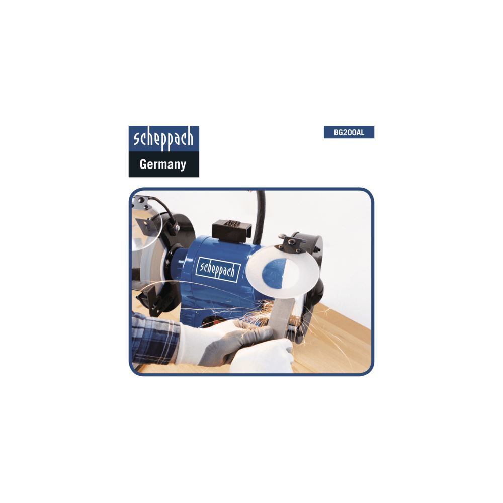 Produktbild SCHEPPACH Doppelschleifer BG200AL 230V 50Hz 550W bild 4