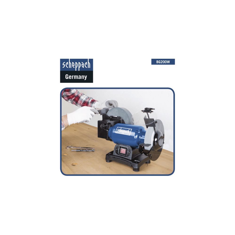 Produktbild SCHEPPACH Nass- und Trockenschleifer BG200W 230V 50Hz 250W bild 3