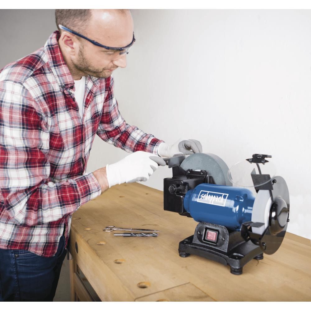 Produktbild SCHEPPACH Nass- und Trockenschleifer BG200W 230V 50Hz 250W bild 2