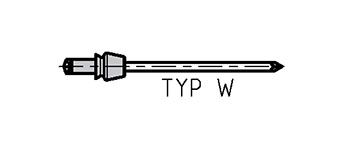 Produktbild GESIPA Blindniete Klemmprofil Alu/Stahl 3 x 5 Typ: W, 500 St.