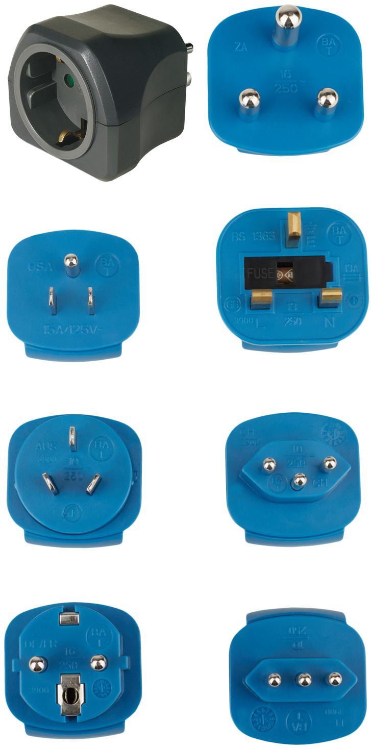 Produktbild Brennenstuhl Reisestecker Set mit 10A Sicherung