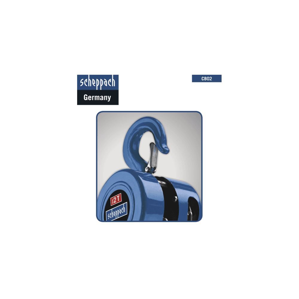 Produktbild SCHEPPACH Kettenzug CB02 2000kg bild 2