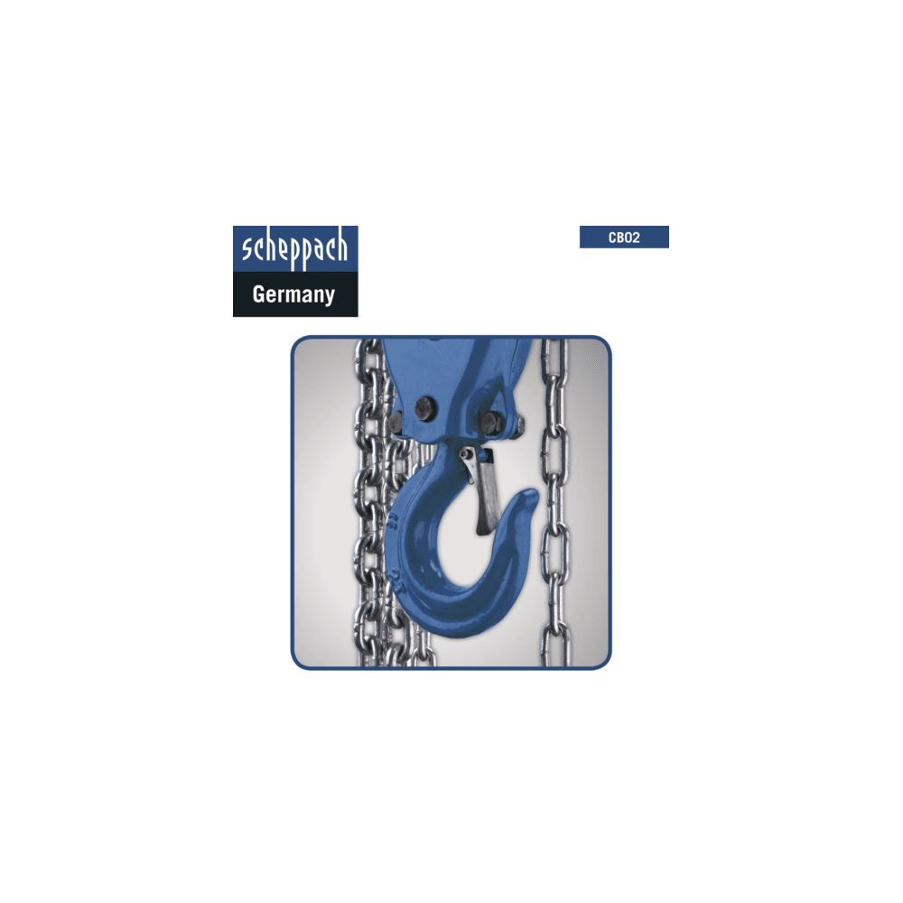 Produktbild SCHEPPACH Kettenzug CB02 2000kg bild 3
