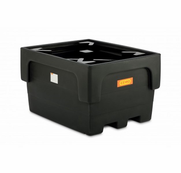 Produktbild Cemo IBC Auffangwanne 1100/2-PE mit Stützkreuz