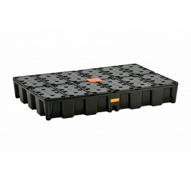 Produktbild Cemo PE Auffangwanne 120 HD RG mit PE Rost 120 x 80 x 18 cm