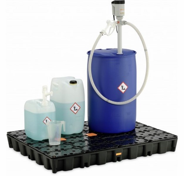 Produktbild Cemo PE Auffangwanne 250 HD RG mit PE Rost 160 x 120 x 18 cm