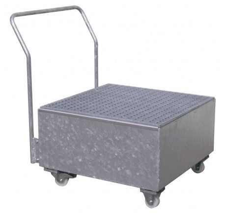 Produktbild CEMO Auffangwanne fahrbar Typ SW1 mobil 205l verzinkt