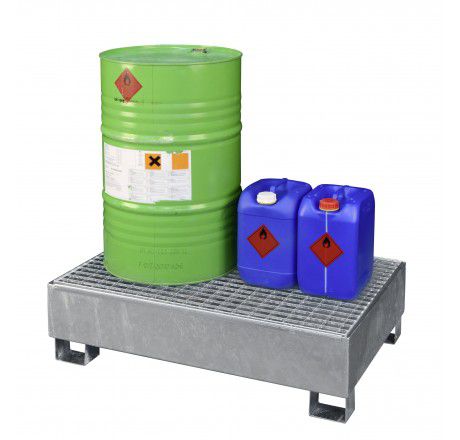 Produktbild CEMO Auffangwanne Typ SW2 verzinkt mit Gitterrost