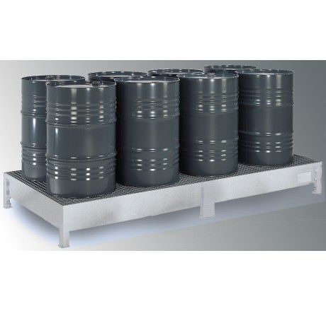 Produktbild CEMO Auffangwanne Typ SW8 verzinkt mit Gitterrost