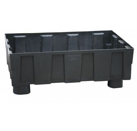 Produktbild CEMO PE Auffangwanne 250/2 mit 4 Füßen ohne GR mit Zulassung