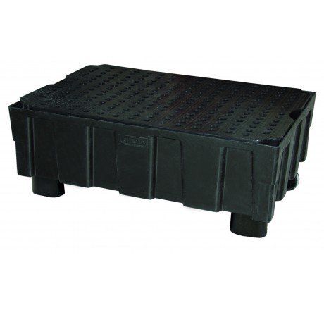 Produktbild CEMO PE Auffangwanne 250/2 mit 4 Füßen PE Rost mit Zulassung