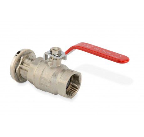 Produktbild CEMO Kugelhahn Auslaufhahn Mesing vernickelt 1 1/4 Zoll IG