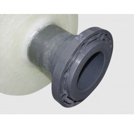 Produktbild CEMO Anlaminierter PVC Flansch Nw125/Nd10