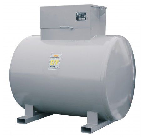 Produktbild CEMO DT Mobil 2500l Tank doppelwandig lackiert mit Staukasten