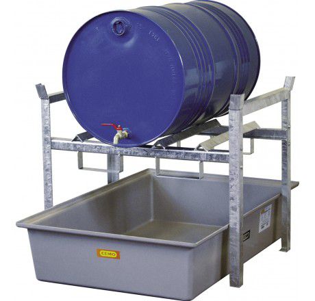 Produktbild CEMO Fassregal Typ 400 mit Fassauflagen 60 Liter oder 200 Liter