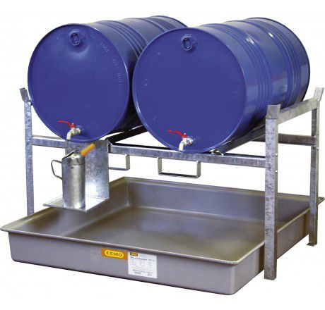 Produktbild CEMO Fassregal Typ 800 mit Fassauflagen 2x200 Liter