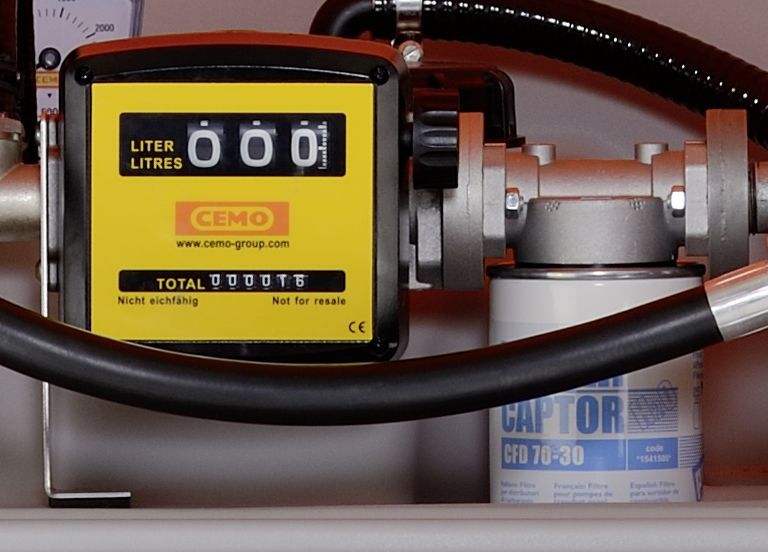 Produktbild Cemo Zählwerk K33 komplett mit Filter und Wasserabscheider
