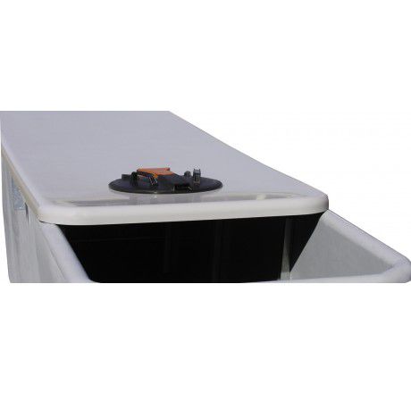 Produktbild CEMO Flachdeckel für GFK Rechteckgroßbehälter 4500l