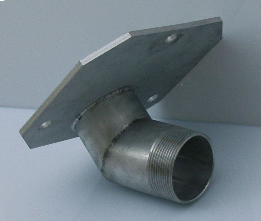 Produktbild Cemo Edelstahl Flanschplatte speziell für 8000 Liter bis 15500 Liter 4 Zoll AG