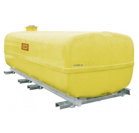 Produktbild CEMO GFK Fass kofferförmig 13500l Transportfass mit Schwallwänden