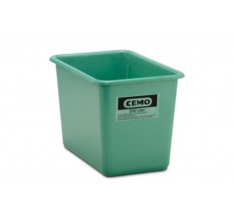 Produktbild CEMO GFK Rechteckbehälter 200 l hoch Standard grün