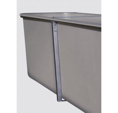 Produktbild CEMO GFK Rechteckbehälter 4500l Großbehälter oberirdisch grau