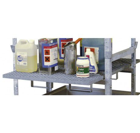 Produktbild CEMO Gitterrostebene für Kleingebinde zu Fassregal Typ 400