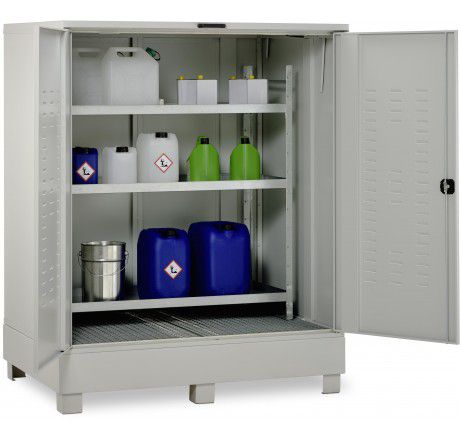 Produktbild Cemo Kleingebinderegal für Gefahrstoffdepot 320 und 400 Anwendung bild 3