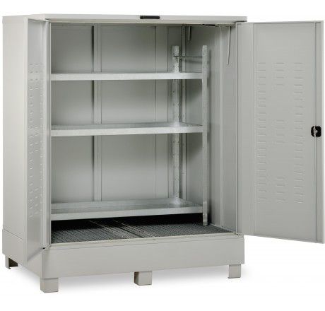 Produktbild Cemo Kleingebinderegal für Gefahrstoffdepot 320 und 400 offen bild 2