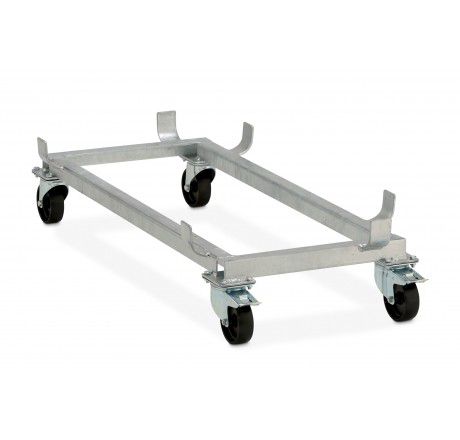 Produktbild CEMO Lenkrollengestell für GFK Rechteckbehälter mit 200 Liter