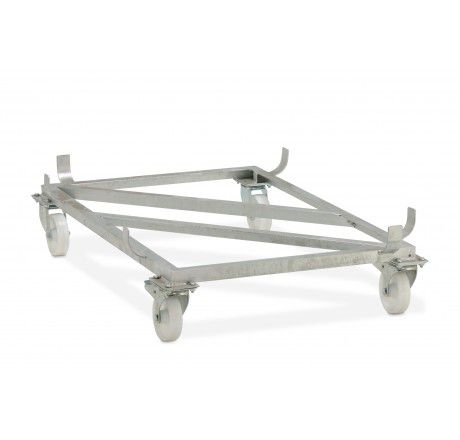 Produktbild CEMO Lenkrollengestell für GFK Rechteckbehälter