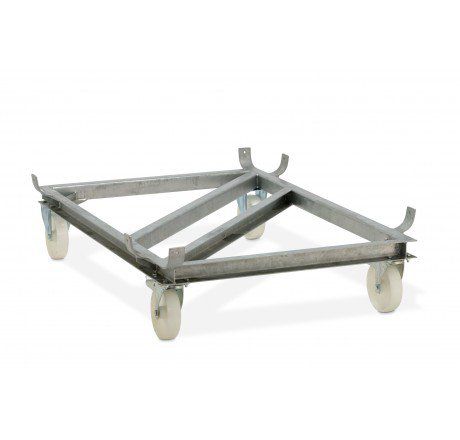 Produktbild CEMO Lenkrollengestell für GFK Rechteckbehälter 1500l