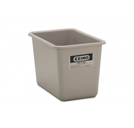 Produktbild CEMO GFK Rechteckbehälter 200l hoch Standard grau
