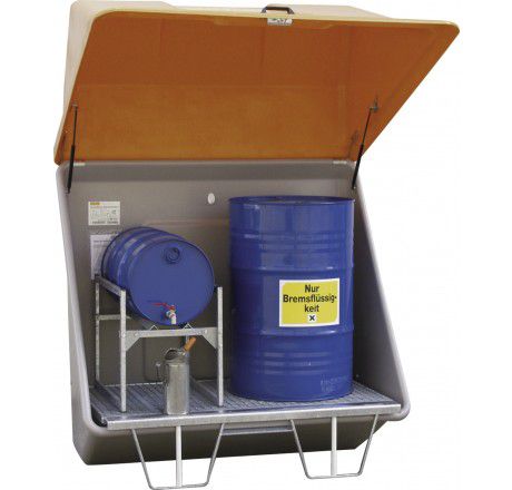 Produktbild CEMO Fass Schadstoff Sammelstation 200 Liter