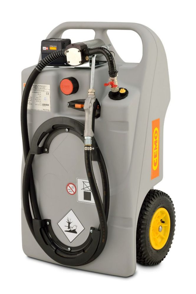 Produktbild Cemo Schmierstofftrolley 100 Liter CAS ohne Akku und Ladegerät