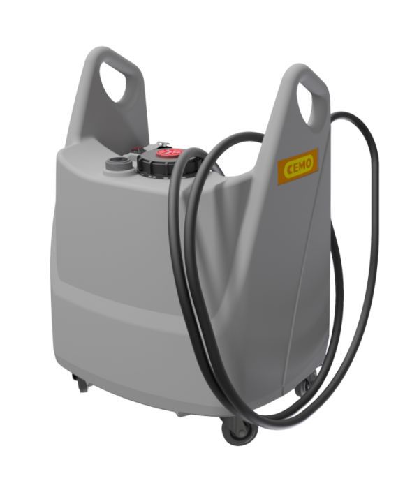 Produktbild Cemo Transfer Trolley Öl 130 Liter mit Elektropumpe ohne Akku und Ladegerät