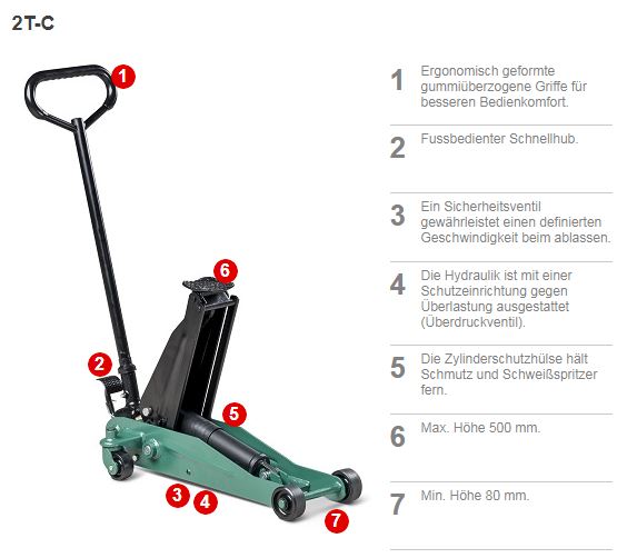Produktbild Compac Rangierheber 2,0 t kurze Ausführung bild 8