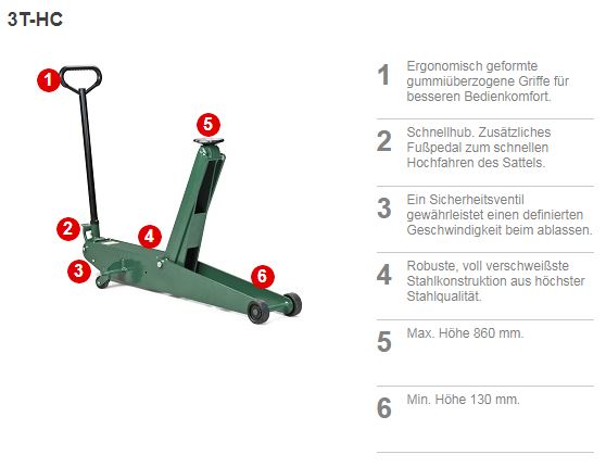 Produktbild Compac Rangierheber 3,0 t Hochheber bild 5