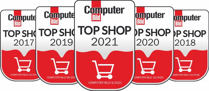 Computer Bild Top Shop 2017 - 2021