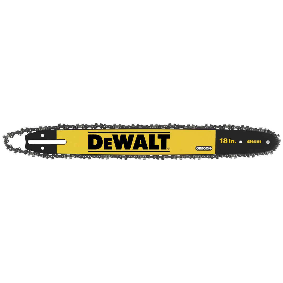 Produktbild DeWalt Schwert mit Sägekette 46 cm für  XR FLEXVOLT Akku-Kettensäge